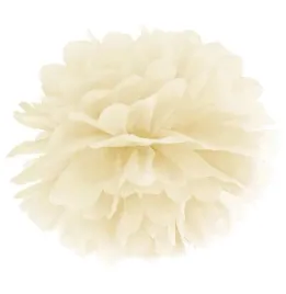 pompon-pompony-z-bibuly-kula-25-cm-kremowy