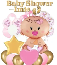 balony-zestaw-baby-shower-girl-narodziny-roczek