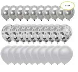 balony-na-slub-biale-srebrne-z-konfetti-30-szt