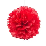 pompon-pompony-z-bibuly-kula-25-cm-czerwony