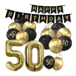 balony-zestaw-urodzinowe-rose-gold-kurtyna-baner