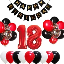 balony-zestaw-18-lat-osiemnastke-czarne-czerwone
