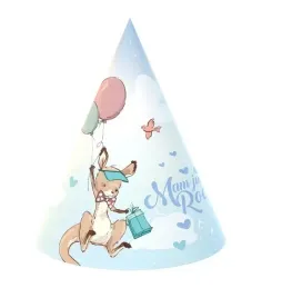 czapeczki-1-urodziny-roczek-niebieski-mis-3-szt