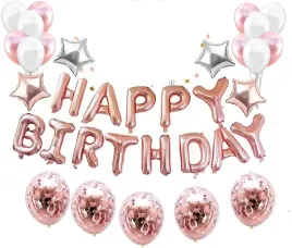zestaw-balony-happy-birthday-rose-gold-rozowe