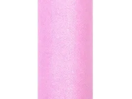 tiul-na-rolce-rozowy-brokatowy-roczek-chrzest