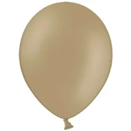 balon-hel-10-pastel-jasny-braz-10-szt