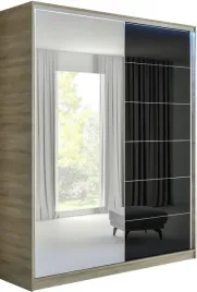 szafa-melissa-150-x-250-czarny-lacobel-lustro