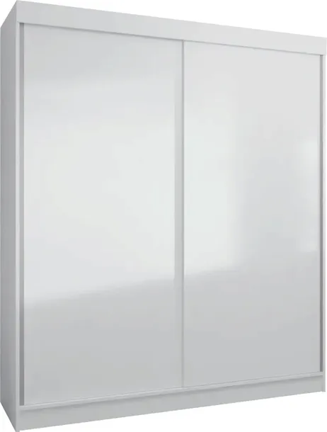 SZAFA PRZESUWNA STANDARD 140 x 205 BIAŁA PRODUCENT