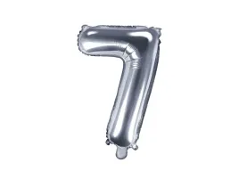 balon-35cm-cyfra-7-srebrna-cyfry-litery-napis