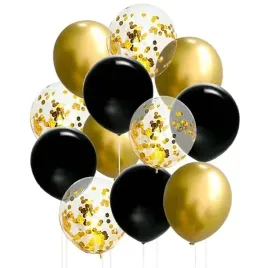 balony-zestaw-z-konfetti-czarne-zlote-srebrne-x14