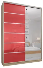 szafa-180-x-250-sonoma-lustro-czerwony-lacobel