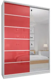 szafa-180-x-250-biala-lustro-czerwony-lacobel