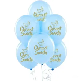 balon-lateks-hel-13-chrzest-5-szt-nieb