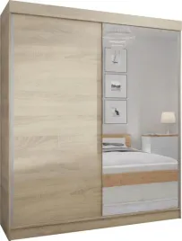 szafa-wersso-2d-160-cm-sonoma-plyta-lustro
