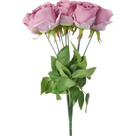 bukiet-kwiatow-9-roz-45cm-kolor-fioletowy-brudny-roz