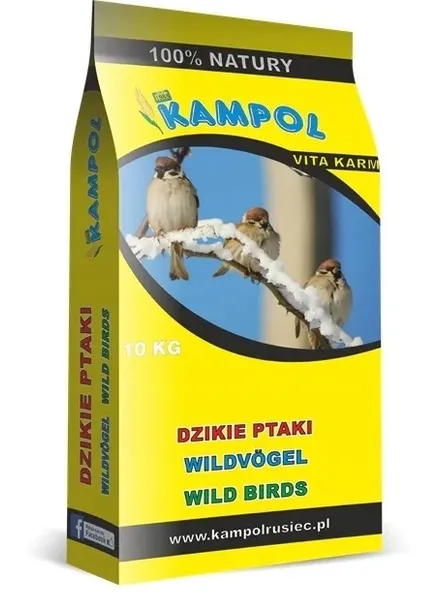 Karma dla dzikich ptaków zimujących 10 kg Kampol