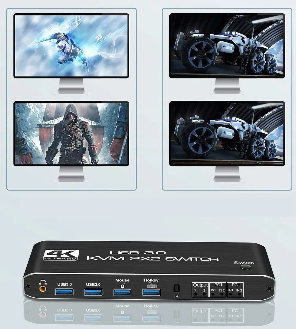 konsola-kvm-hdmi-2-0-przelacznik-switch-2-monitory-stan-nowy