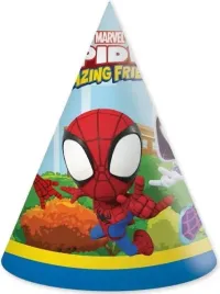 czapeczki-urodzinowe-spider-man-urodziny-6szt