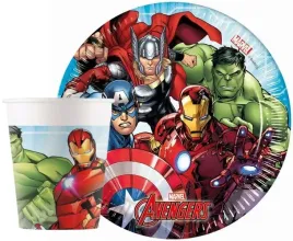 zestaw-kubki-talerzyki-avengers-hulk-ironman-16szt