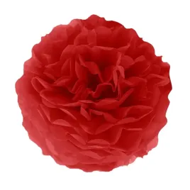 pompon-dekoracyjny-kwiat-bibulowy-czerwony-25cm