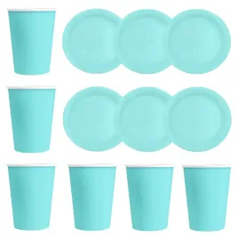 zestaw-kubki-talerzyki-turkusowe-urodzinowe-12szt