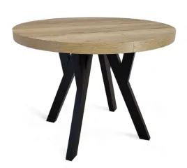 stol-dab-halifax-egger-naturalny-okragly-o100-rozkladany-do-200-cm