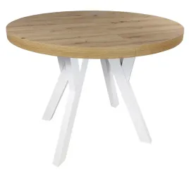 stol-bialy-okragly-rozkladany-dab-artisan-o100-200