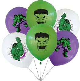 balon-balony-zestaw-avengers-hulk-urodziny-6szt