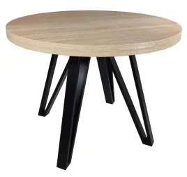 stol-okragly-rozkladany-metal-dab-sonoma-o100-200