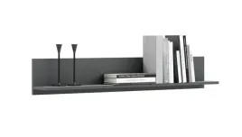 polka-wiszaca-scienna-na-ksiazki-samowiszaca-szara-100-cm-mocna-shelf
