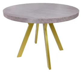 stol-zloty-metal-rozsuwany-okragly-beton-o90-50-50