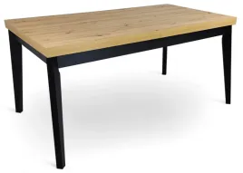 stol-czarny-rozkladany-dab-artisan-100x200-300-na-drewnianych-nogach