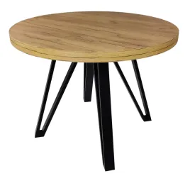 stol-okragly-rozkladany-metal-dab-craft-o90-190