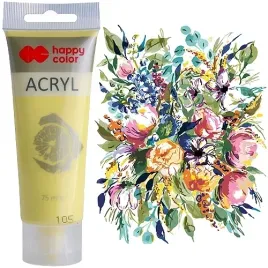 farba-akrylowa-happy-color-tubka-75-ml-zolty-pastelowy-nr-105