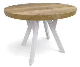 stol-okragly-solidny-rozkladany-bialy-dab-halifax-egger-o100-200-cm