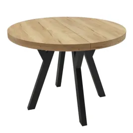 stol-okragly-czarny-halifax-nierozkladany-o90-cm