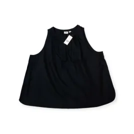 bluzka-na-ramiaczkach-damska-czarna-gap-xl