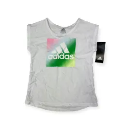 koszulka-t-shirt-dziewczecy-bialy-adidas-4lata