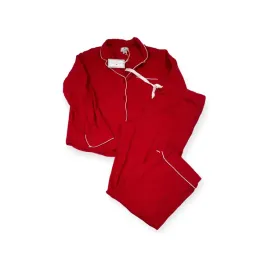 pizama-damska-komplet-czerwona-petite-plume-l