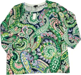 bluzka-damska-rekaw-3-4-talbots-l