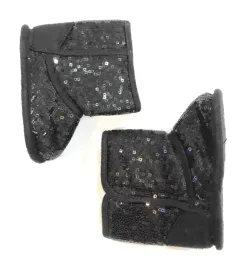 czarne-brokatowe-kozaczki-niemowlece-10cm-56-62