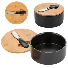 elegancka-maselnica-z-bambusowa-pokrywka-i-nozem-16x6-cm-czarna