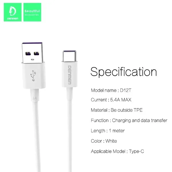 kabel-usb-usb-typ-c-denmen-1-m