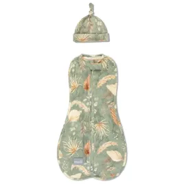 sleepee-otulacz-first-step-z-czapeczka-bohemian-green
