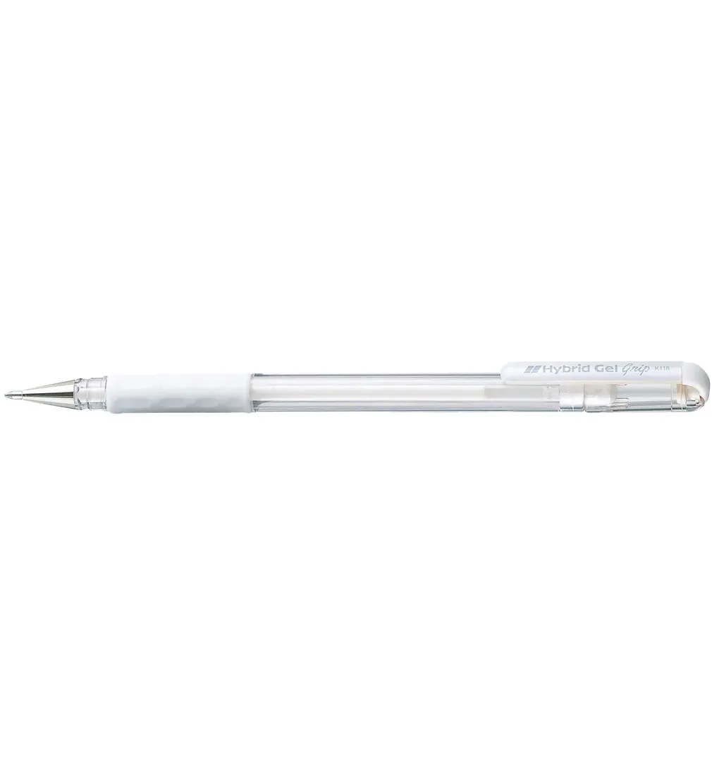 dlugopis-zelowy-pentel-k118-bialy