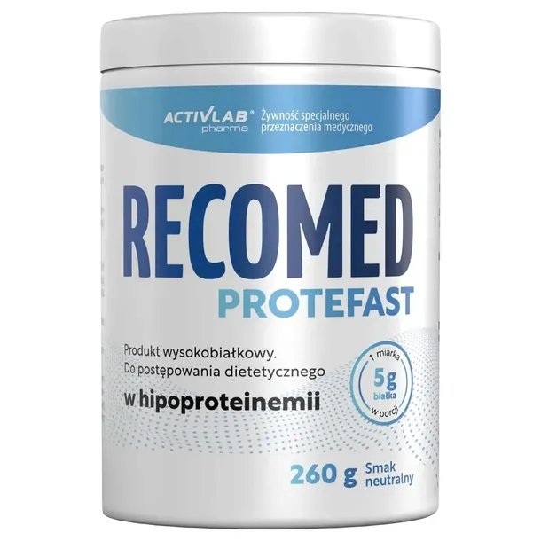 RECOMED PROTEFAST słój 260g białko o smaku naturalnym
