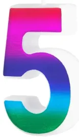 swieczka-cyferka-5-piatka-teczowa-tort-urodziny