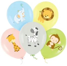balony-dzikie-zwierzatka-zyrafa-zoo-urodziny-5szt