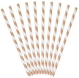 slomki-biale-w-rose-gold-paski-urodzinowe-10-szt