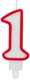 swieczka-urodzinowa-cyfra-1-jeden-z-czerwona-obwodka-tort